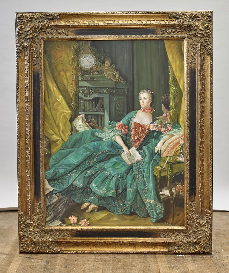 Massive Acrylic on Canvas Painting in Elaborate Gilt (1 of 1)