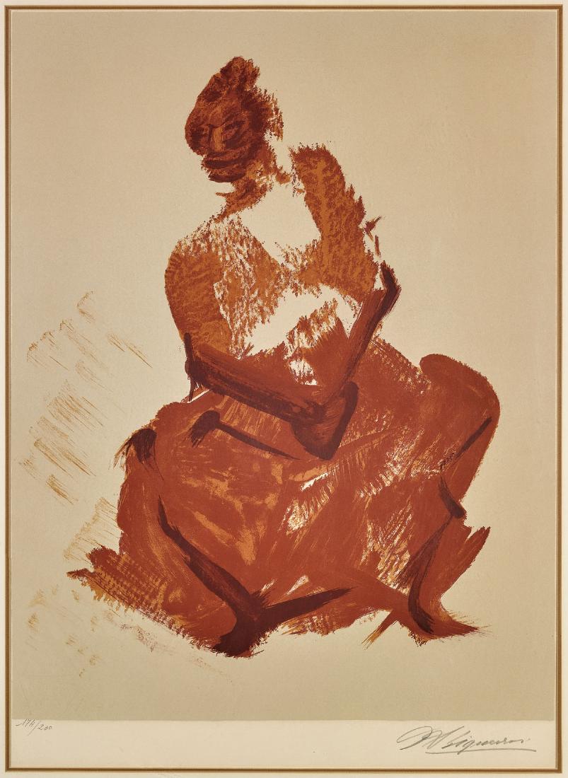 LITHOGRAPH BY DAVID ALFARO SIQUEIROS (1 of 3)