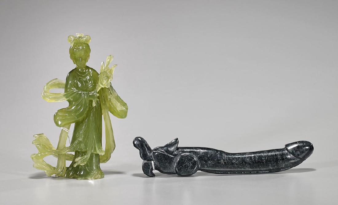Two Chinese Carvings: Beauty & Phallus (1 of 1)