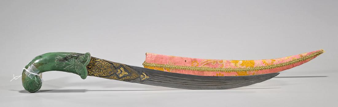 Mughal-Style Hardstone Dagger (1 of 1)