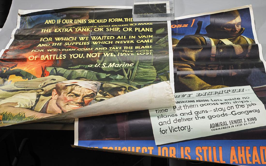 Large Collection of WWII Era Posters (1 of 4)