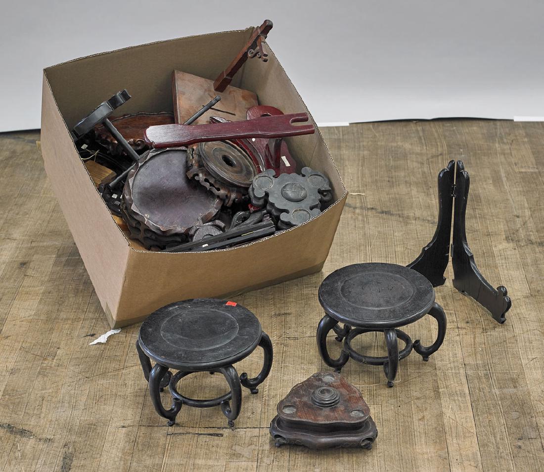 Collection of Various Wood Stands (1 of 1)