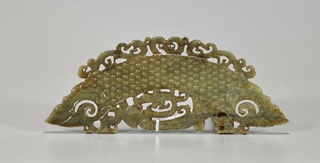 Chinese Jade Archaistic Plaque (1 of 1)