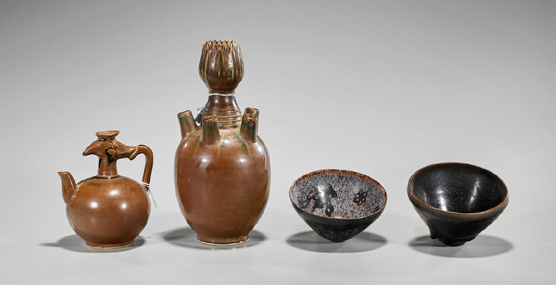 Four Chinese Song-Style Porcelains (1 of 1)