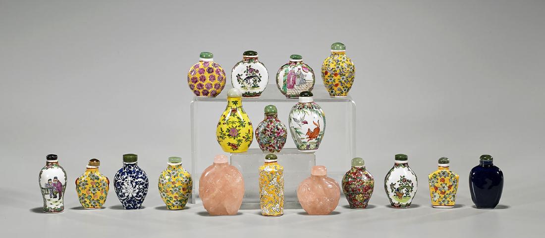 Collection of Various Old & Antique Chinese Snuff (1 of 1)