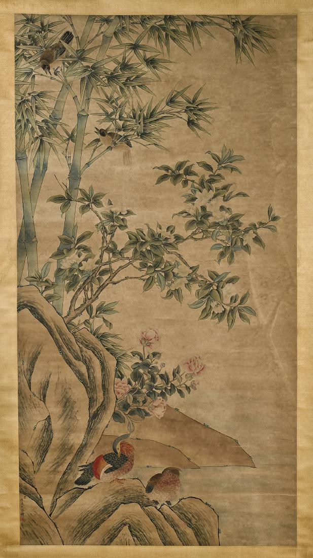Two Chinese Scrolls After Zhao Chang & Jiao Bingzheng (1 of 4)