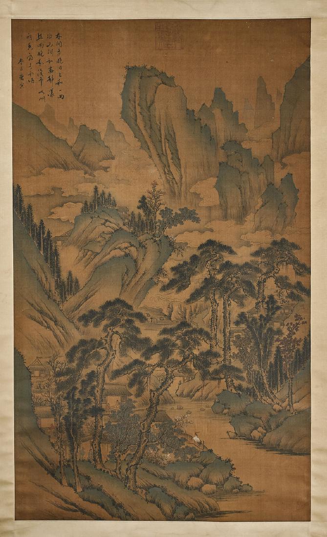 Two Chinese Scrolls After Cao Ba & Tang Yin (1 of 4)