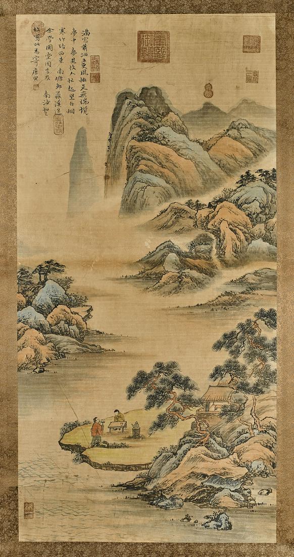 Two Chinese Scrolls After Li Tang & Tang Yin (1 of 4)