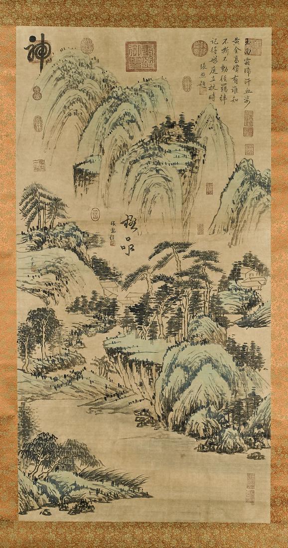 Two Chinese Scrolls After Ke Jiusi & Fan Kuan (1 of 4)
