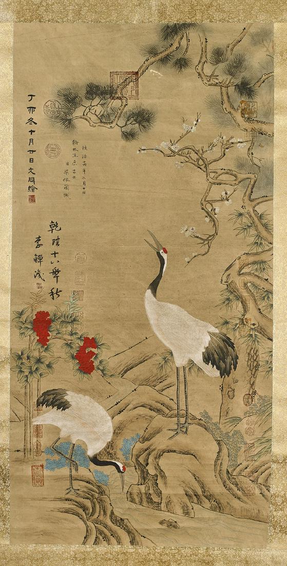 Two Chinese Scrolls After Li Di & Wen Tong (1 of 4)