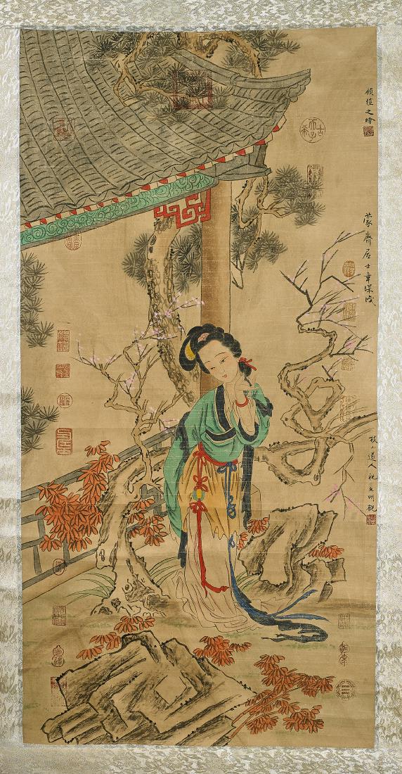 Two Chinese Scrolls After Wu Daozi & Gu Kaizhi (1 of 4)