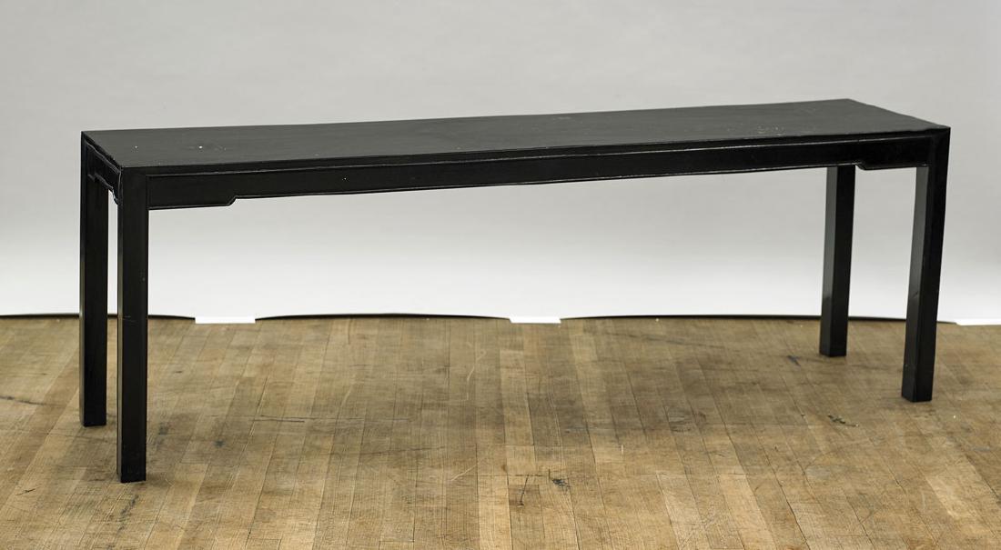 Chinese Black Lacquered Wood Table (1 of 1)