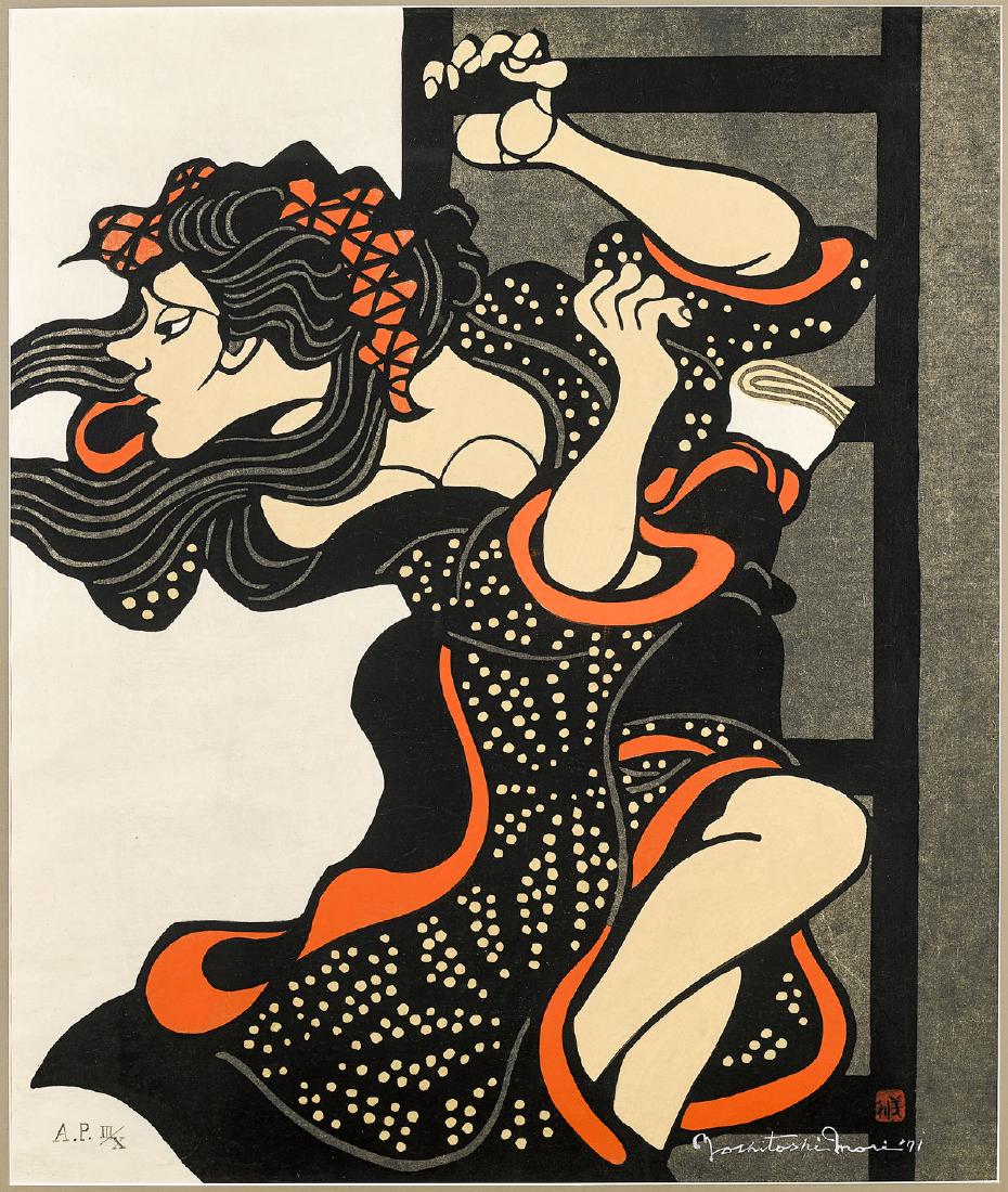 WOODBLOCK PRINT BY YOSHITOSHI MORI (1 of 3)