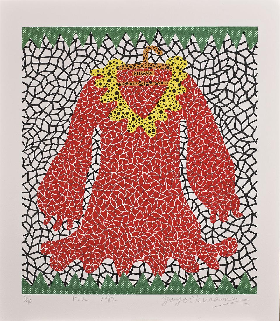 SCREENPRINT BY YAYOI KUSAMA: Dress, 1982 (1 of 3)