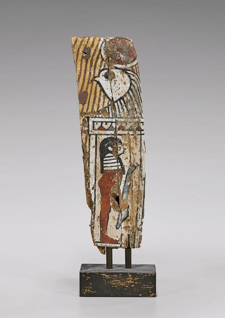 ANCIENT EGYPTIAN SARCOPHAGUS FRAGMENT (1 of 2)