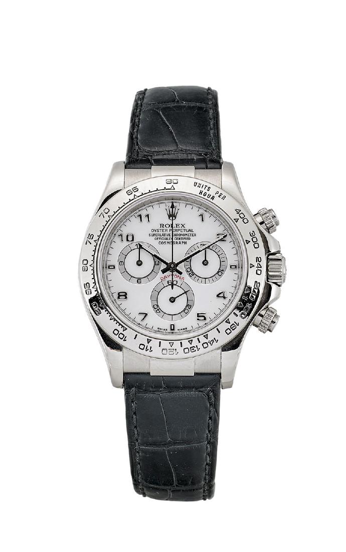 ROLEX 18K WHITE GOLD DAYTONA WRISTWATCH (1 of 5)