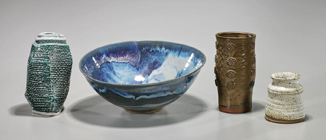 Four Studio Pottery Pieces (1 of 2)