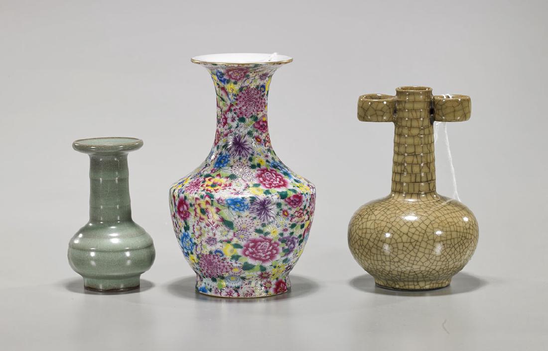Three Small Chinese Porcelain Vases (1 of 2)