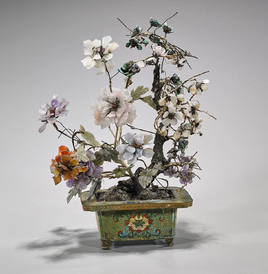 Chinese Flowering Hardstone 'Tree' (1 of 1)