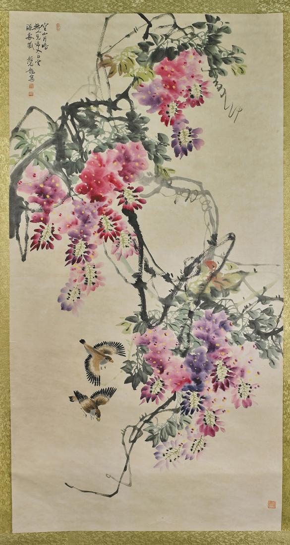 Two Chinese Scrolls After Yan Bolong & Zhao Shaoang (1 of 4)