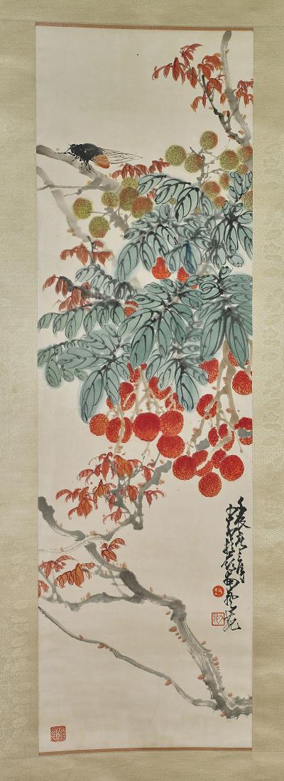 Two Chinese Scrolls After Zhao Shaoang & Lu Yifei (1 of 4)