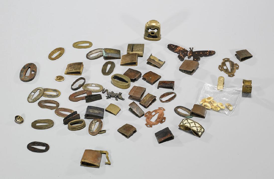 Collection of Assorted Japanese Sword Fittings (1 of 1)