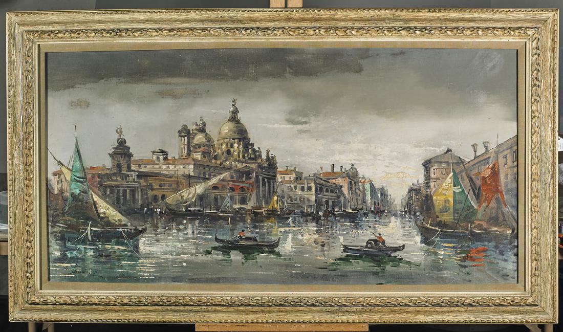 Two Oil Paintings on Canvas (1 of 4)