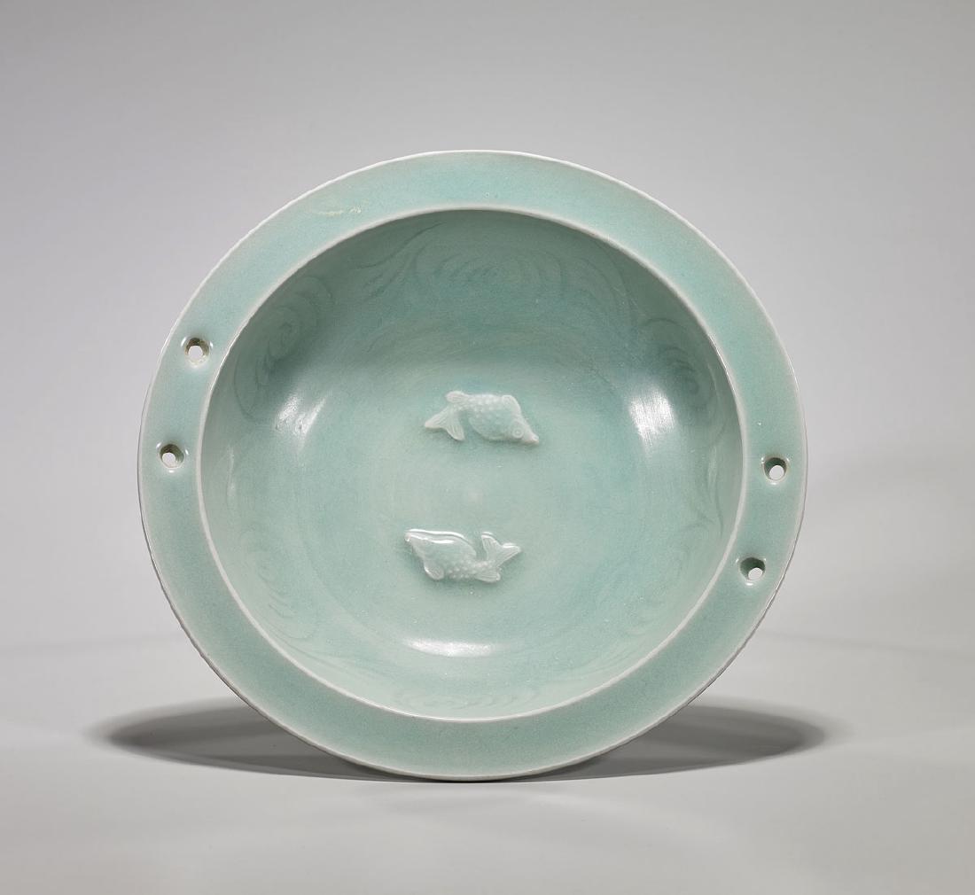 Song-Style Celadon Glazed Porcelain Marriage Dish (1 of 1)