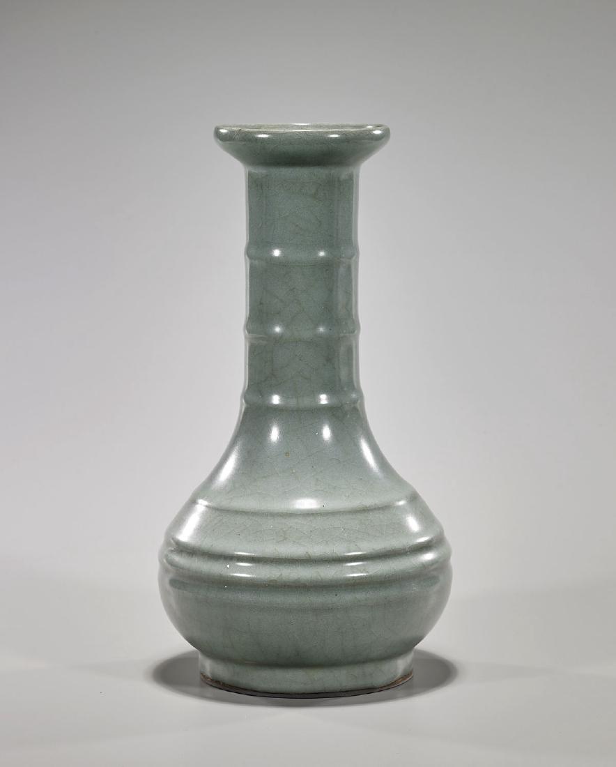 Song-Style Longquan-Type Celadon Glazed Porcelain Vase (1 of 1)
