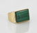Malachite & 14K Yellow Gold Ring