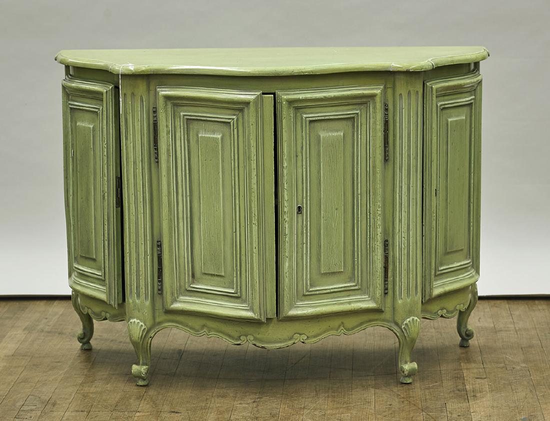 Painted Wood Buffet Cabinet (1 of 1)