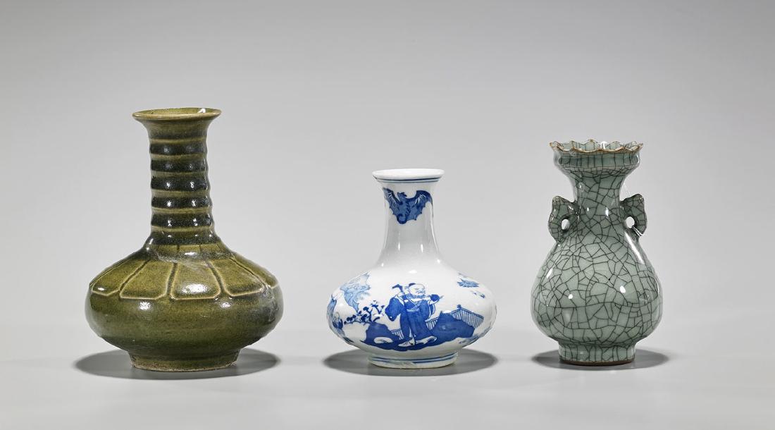 Group of Three Chinese Porcelain Vases (1 of 2)