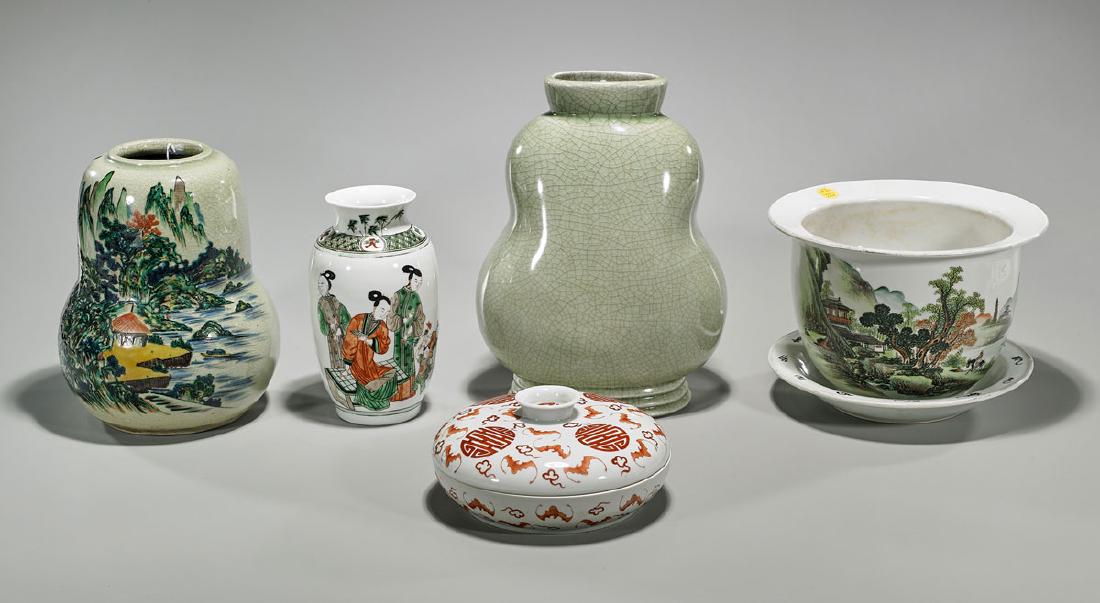 Group of Six Asian Ceramics (1 of 1)