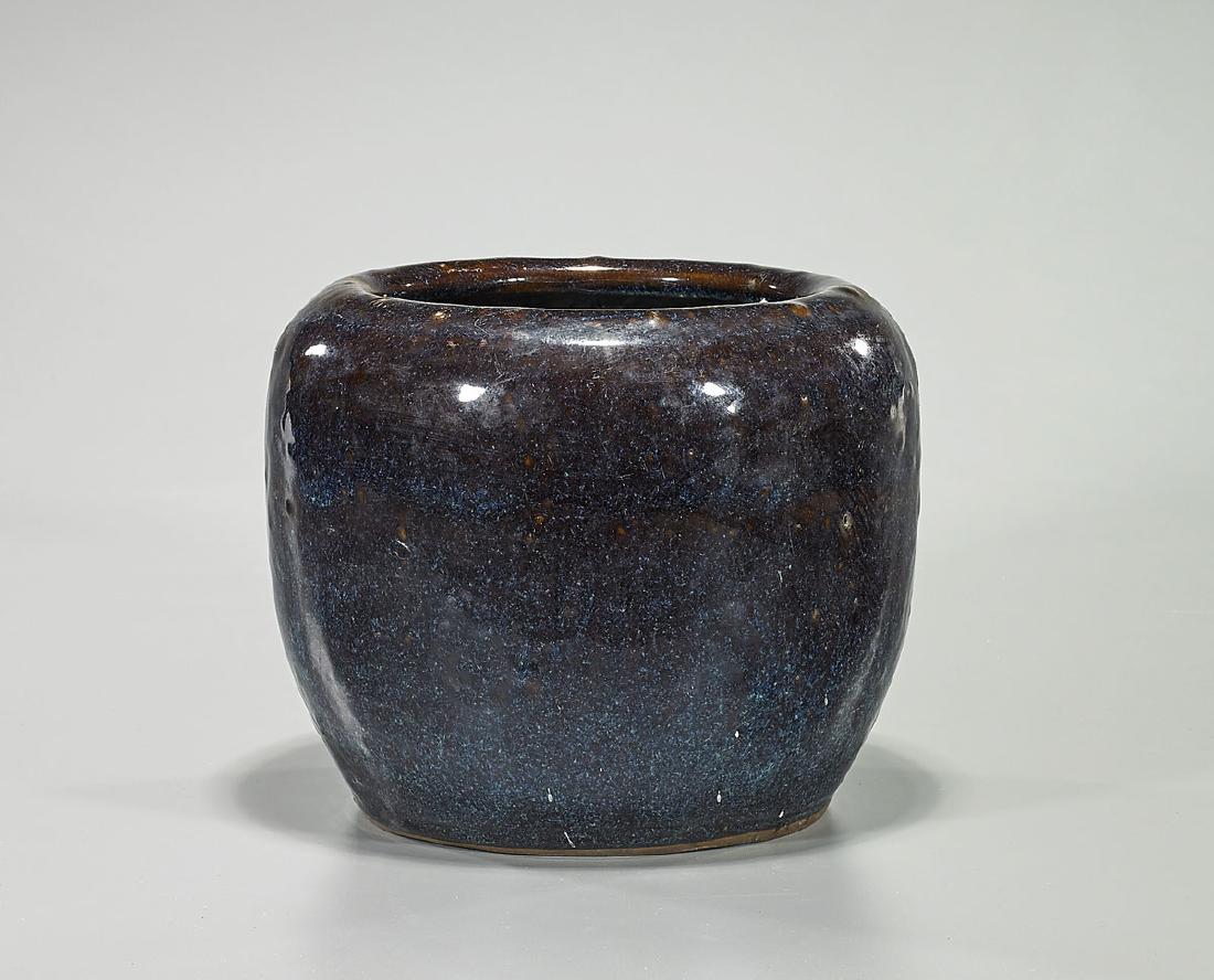 Old Chinese Flambe Glazed Jar (1 of 1)