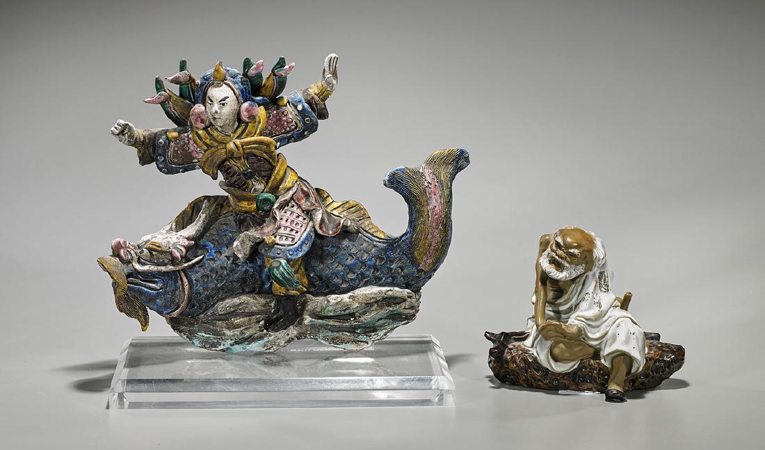 Two Chinese Pottery Pieces (1 of 1)