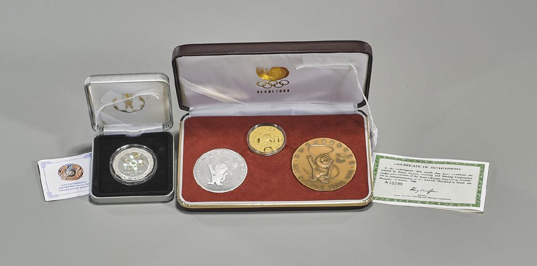 Group of Four Commemorative Coins (1 of 1)