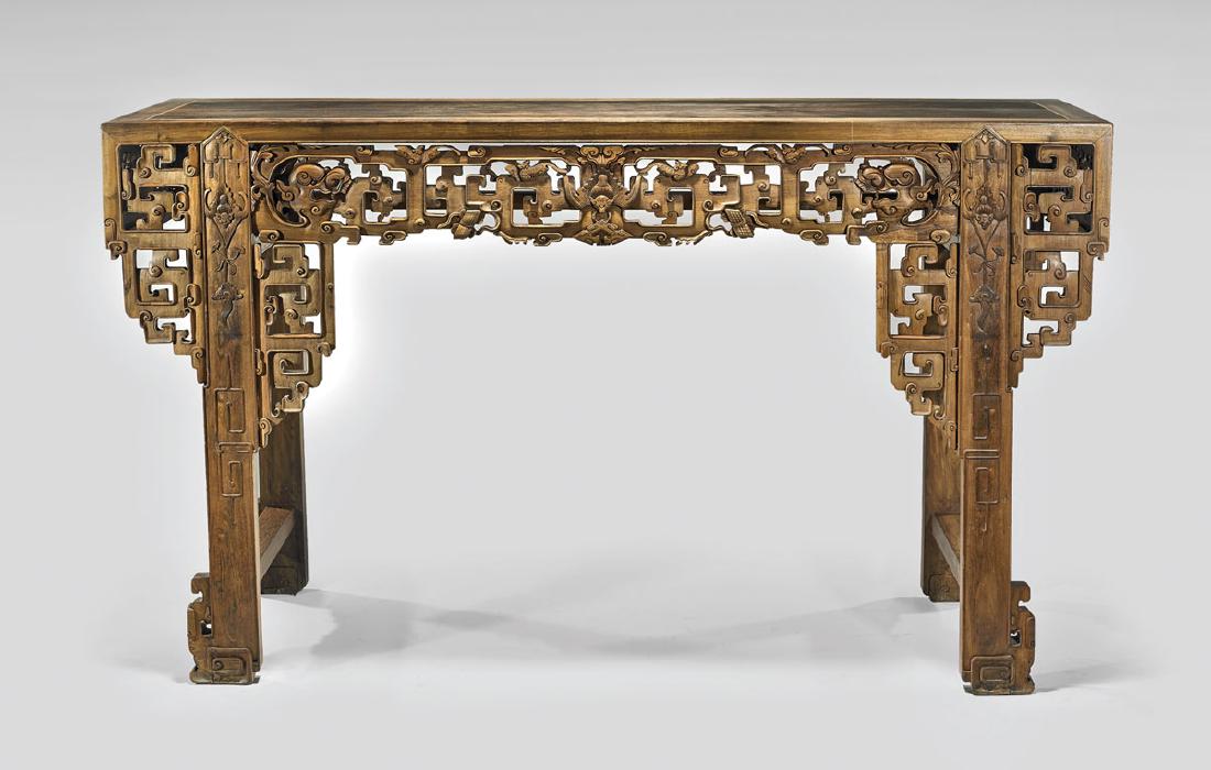 Massive Chinese Carved Wood Altar Table (1 of 1)