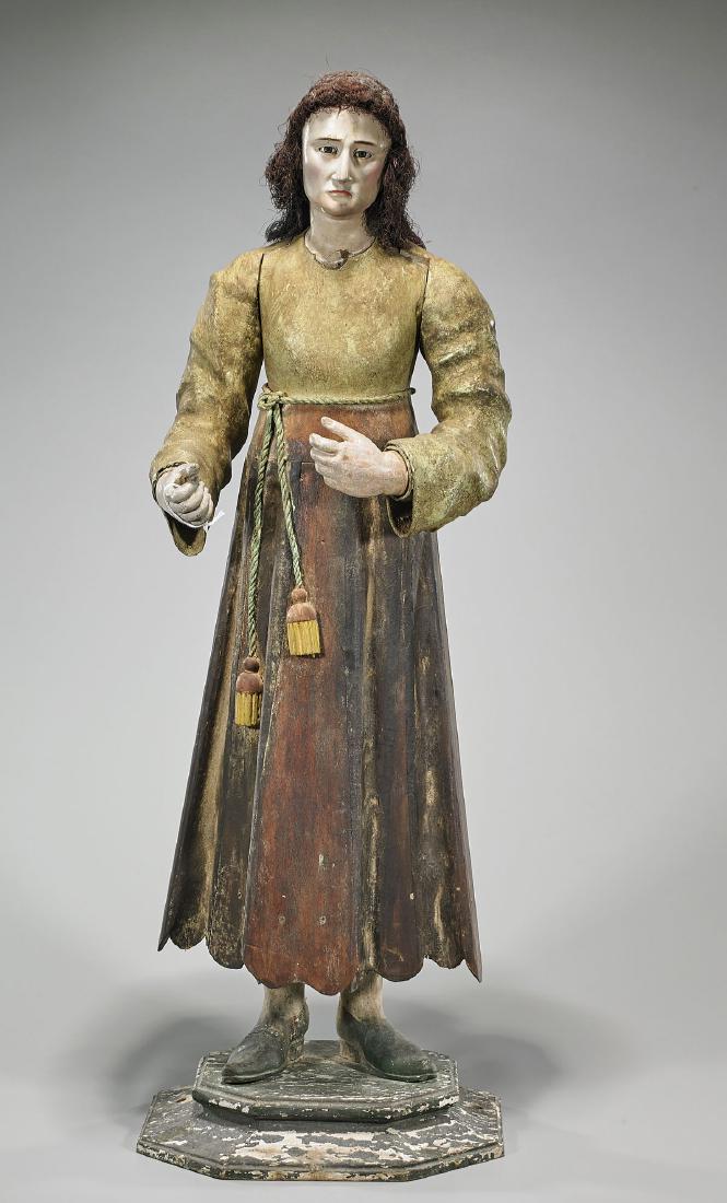 Antique Spanish Colonial Santos Figure (1 of 1)