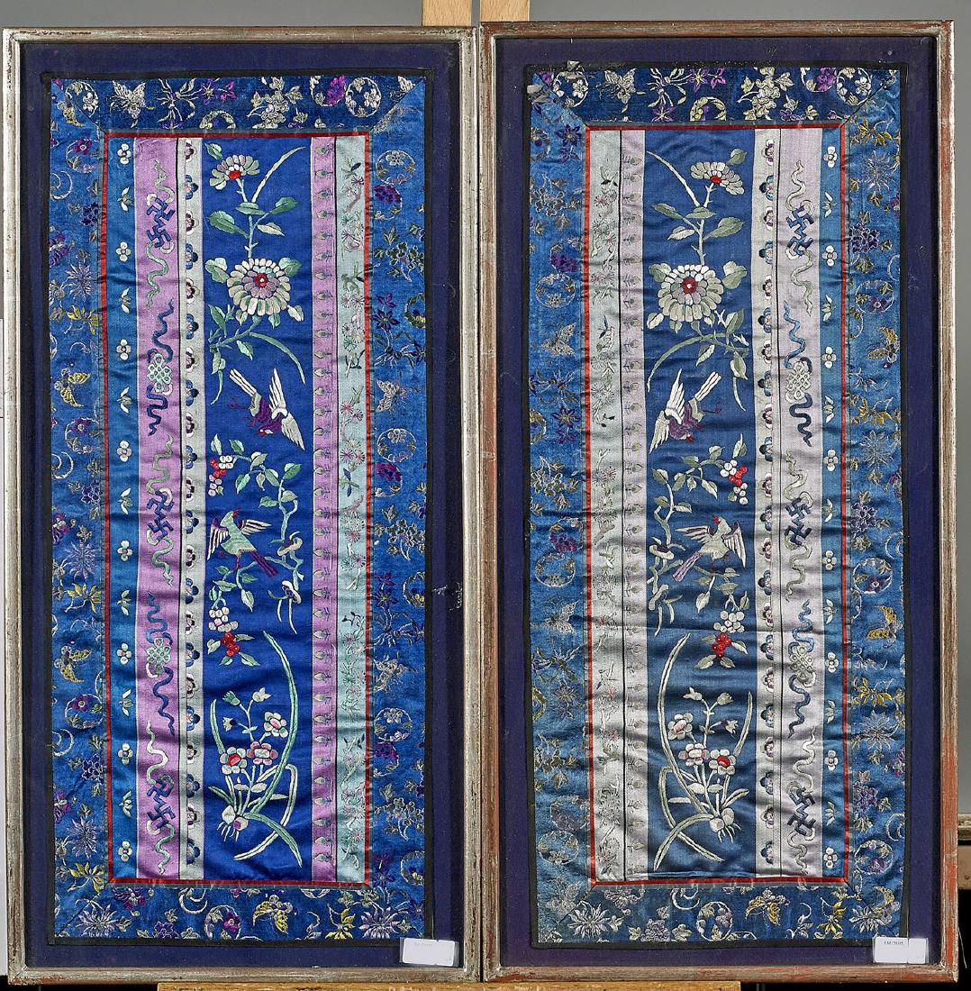 Two Antique Chinese Embroideries (1 of 1)
