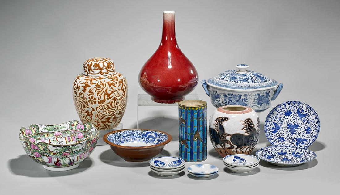 Collection of Various Chinese & Japanese Ceramics (1 of 2)