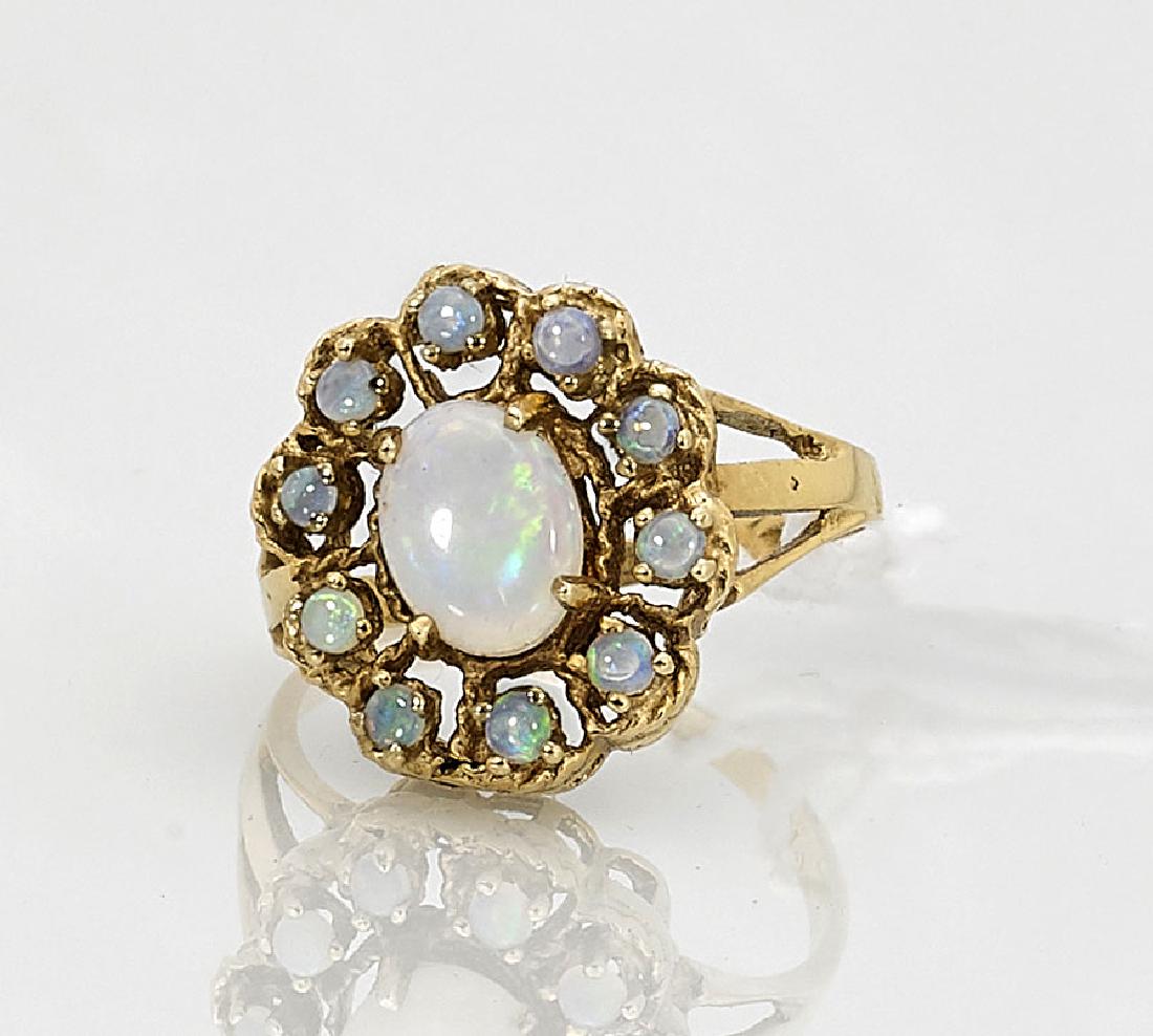 14K Yellow Gold & Opal Ring (1 of 1)