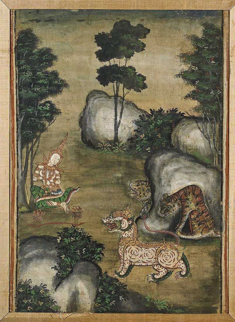 Three Southeast Asian Paintings (1 of 3)