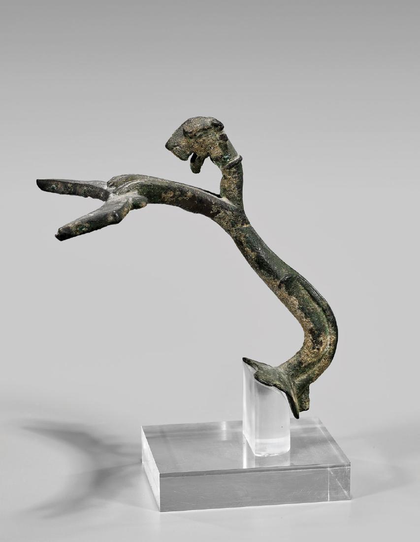 PARTHIAN BRONZE 'PANTHER' HANDLE (1 of 4)