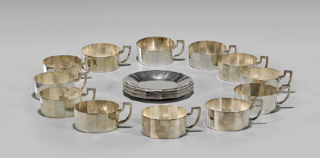 GERMAN SILVER TEA SET BY JAKOB GRIMMINGER (1 of 2)