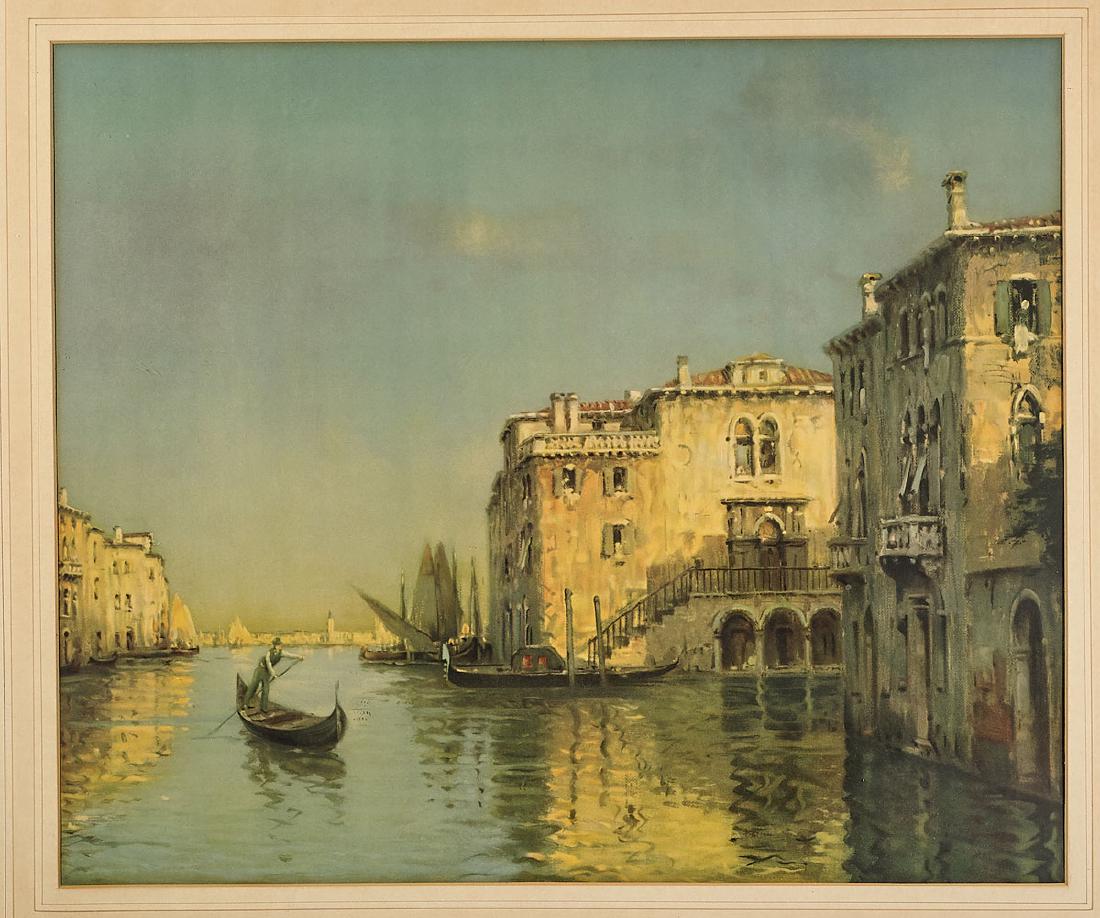 Group of Six Various Decorative Artworks: Group of six various decorative artworks, including: lithograph by Polly Chase, depicting winter landscape, editioned 97/300; print, titled The Knight Errant, inscribed Painted by Sir John E. Millais,