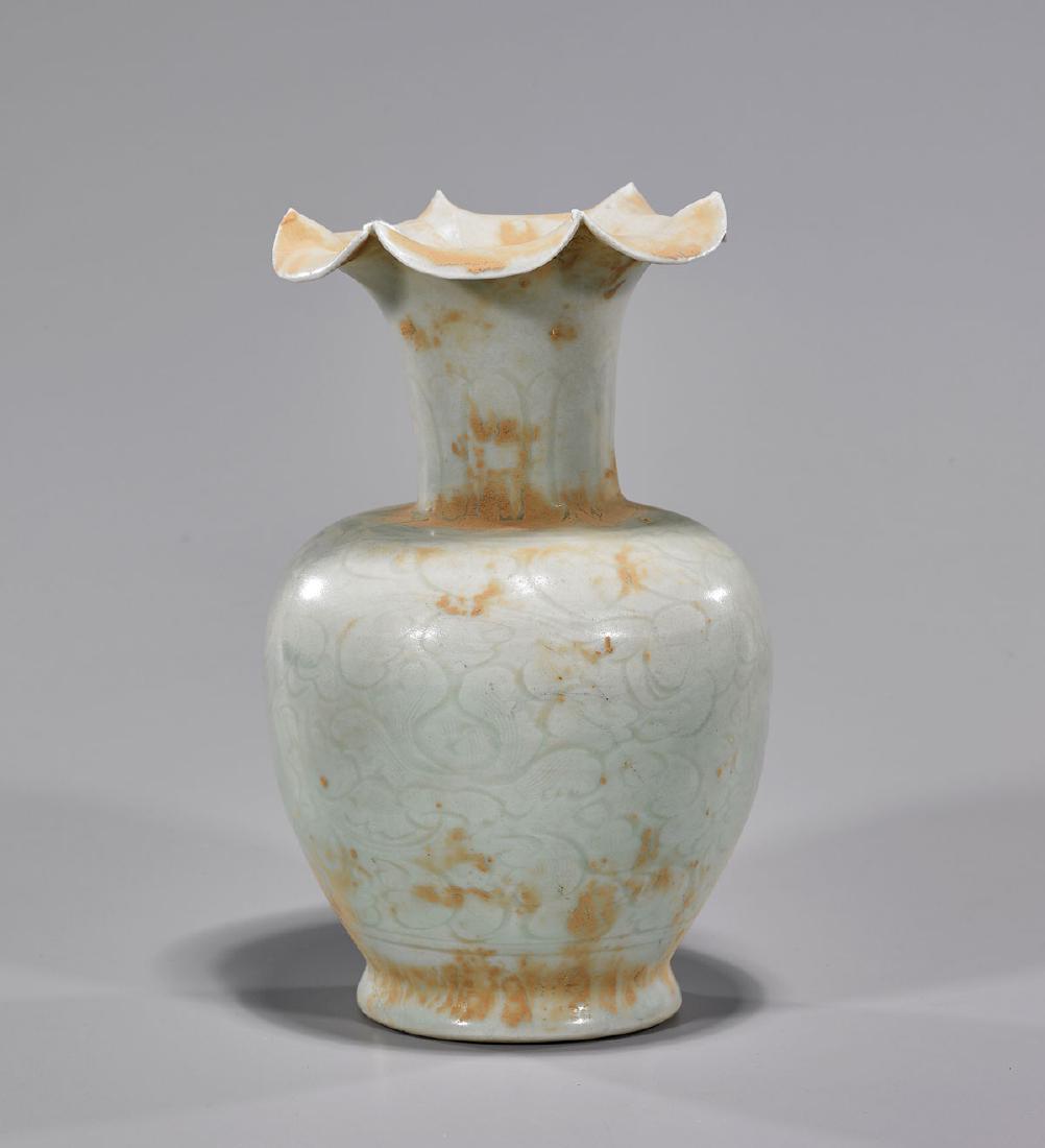 Song-Style Yingqing-Type Glazed Pottery Vase (1 of 1)