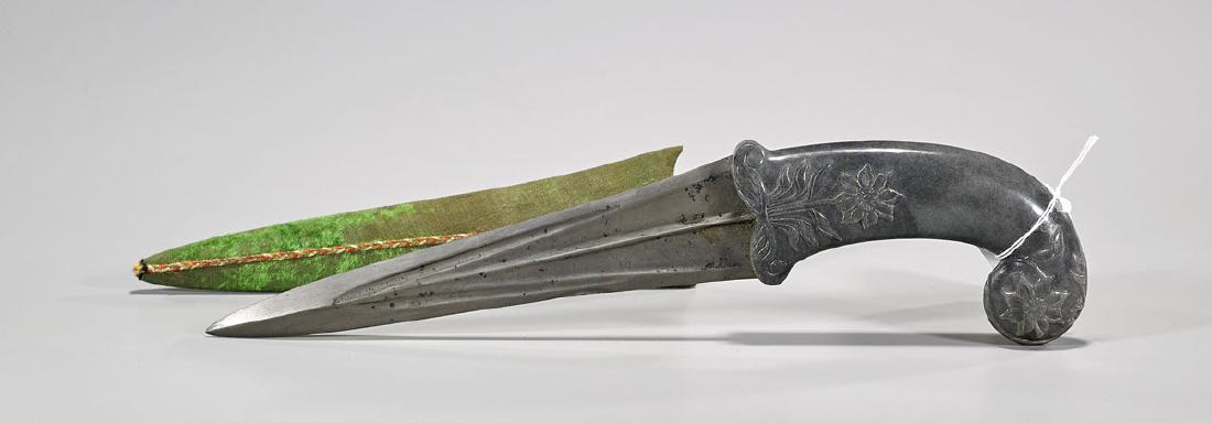 Mughal-Style Hardstone Dagger (1 of 1)