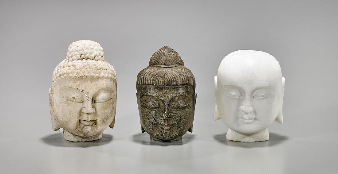 Three Chinese Carved Heads (1 of 1)