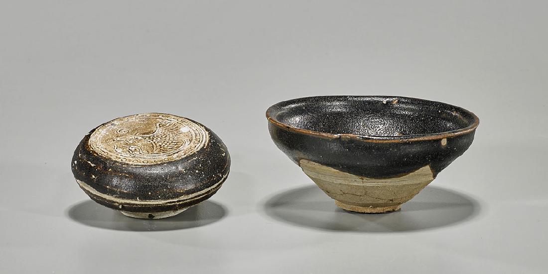 Two Chinese Song Dynasty Pottery Pieces (1 of 1)