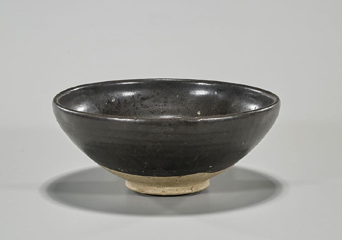 Chinese Song Dynasty Black Glazed Ceramic Bowl (1 of 1)
